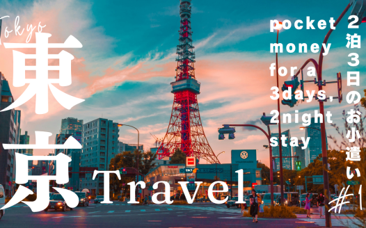 東京旅行 2泊3日 お小遣い
